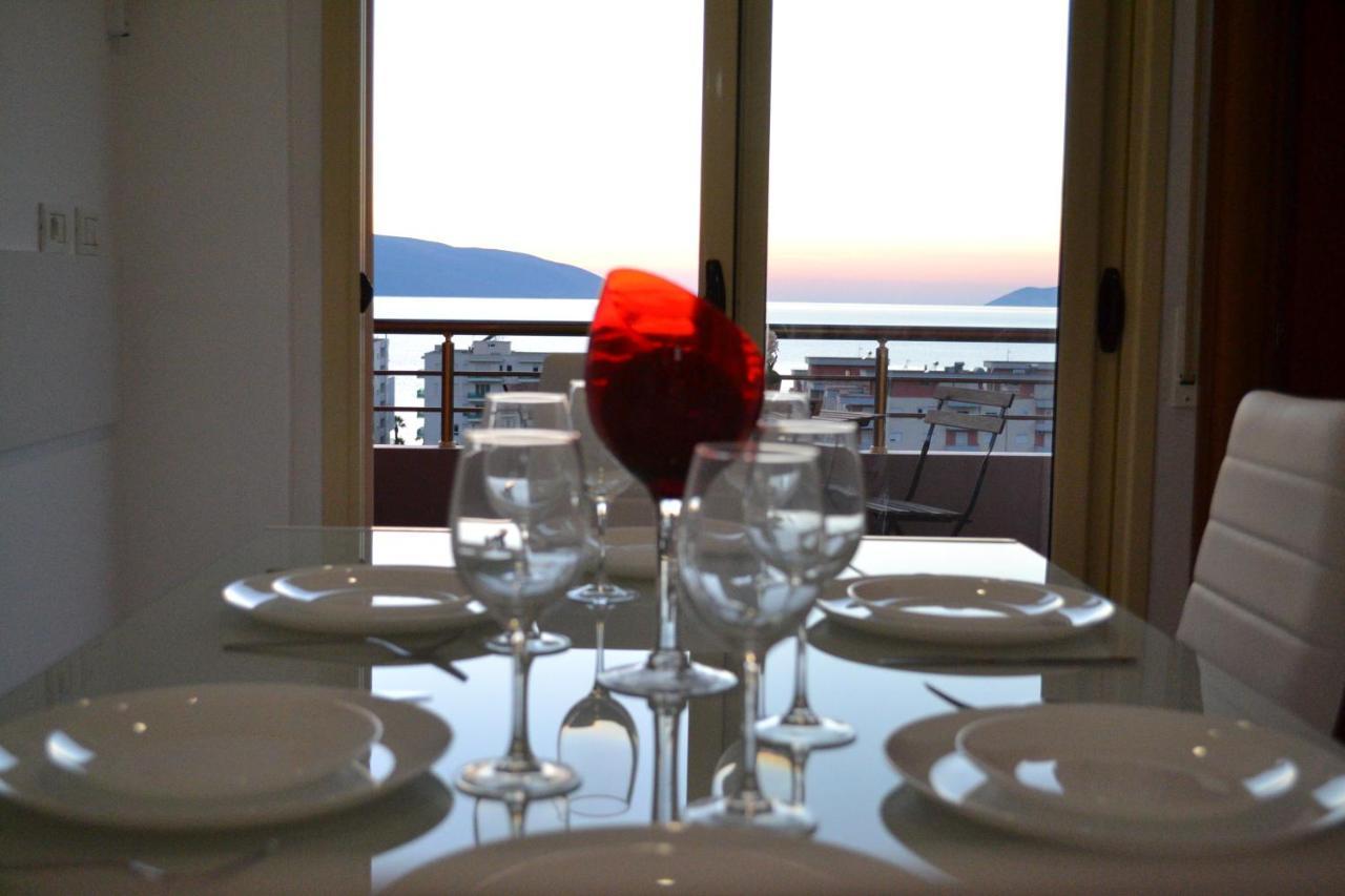Seaview Penthouse 2 Bedrooms Apartment & Box Garage Vlore Exterior photo
